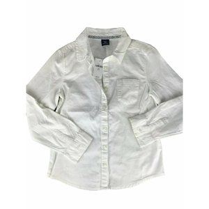 Gapkids S/P Small Button Down Collared Shirt White
